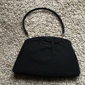 Black vintage clutch